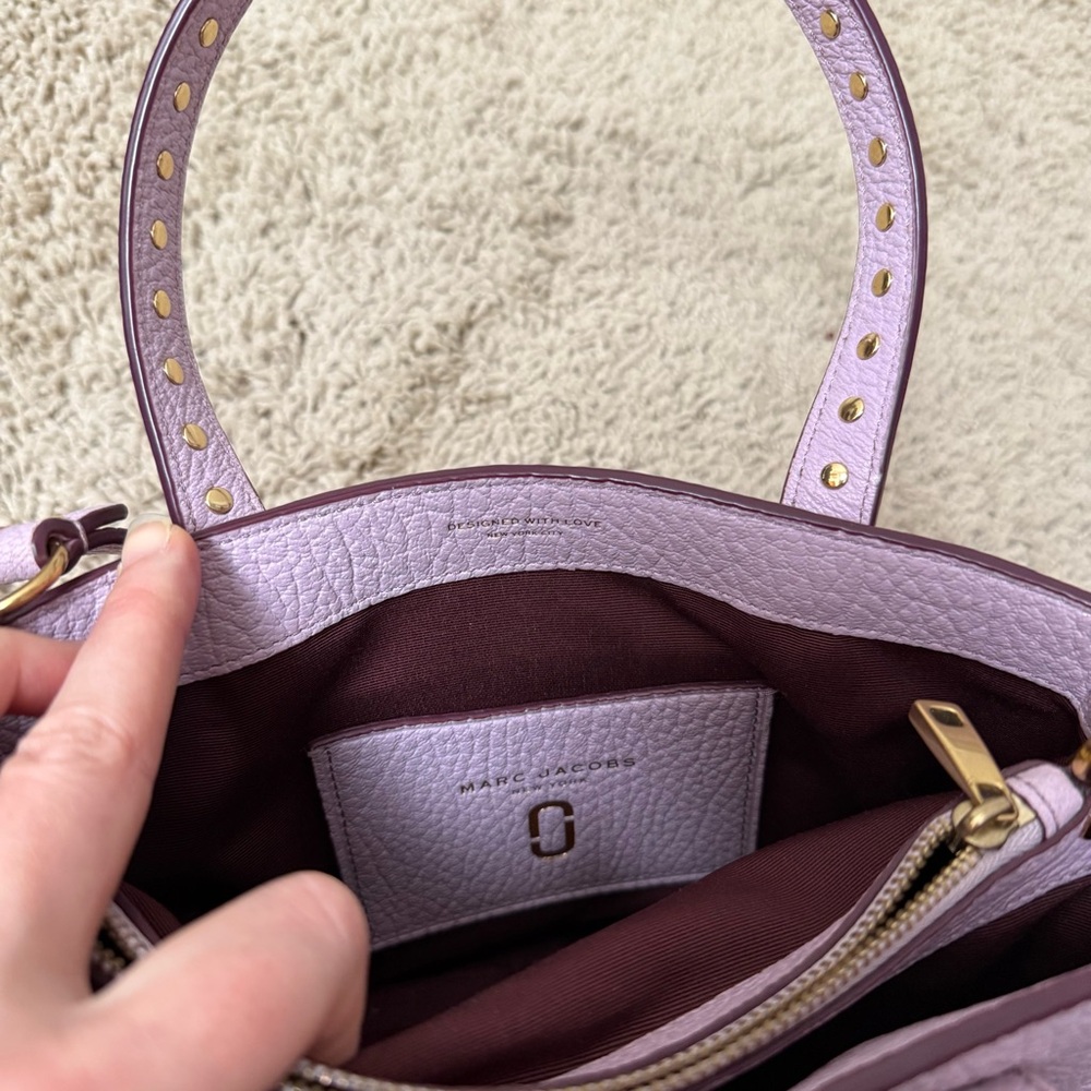 Marc Jacobs Mini T Studded Leather Tote - Picture 15 of 16